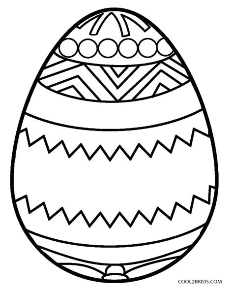 Printable Easter Egg Coloring Pages For Kids | Cool2bKids