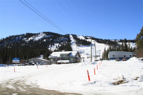 Early Spring at the Mount Sima ski hill, Whitehorse, Yukon