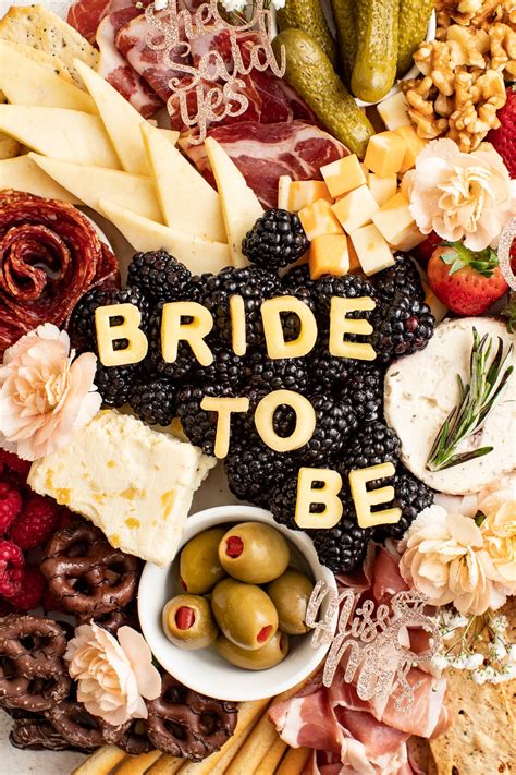 Bridal Shower Charcuterie Board • Wanderlust and Wellness