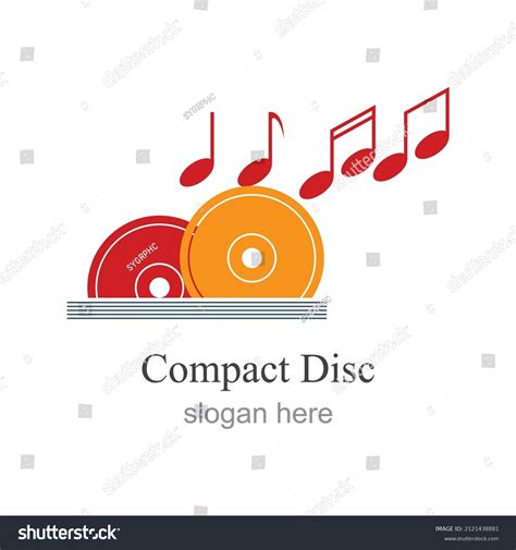 Compact Disc Logo Vector Illustration Design Stock Vector (Royalty Free ...