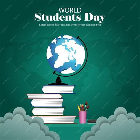 Premium Vector | World Students Day