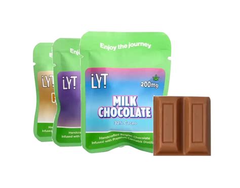 LYT 200mg Bite Size Chocolate ~ Assorted Flavors | Top Cola Delivery