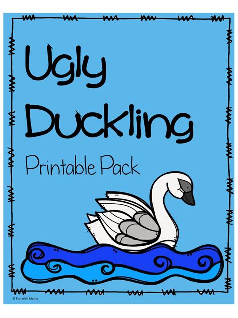 Ugly Duckling Printable Pack Color | Duck | The Ugly Duckling