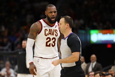 NBA referee explains exactly how LeBron James earned his first career ...