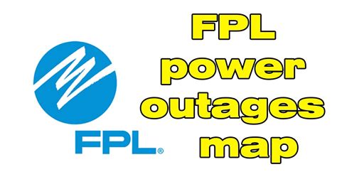 FPL power outages map - YouTube