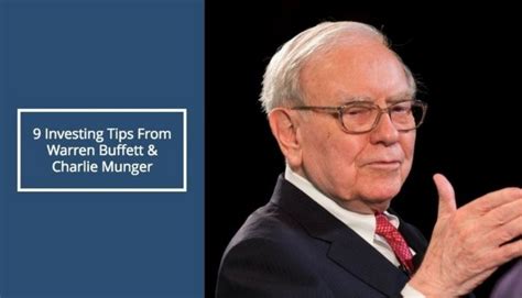 9 Investing Tips Straight From Warren Buffett & Charlie Munger