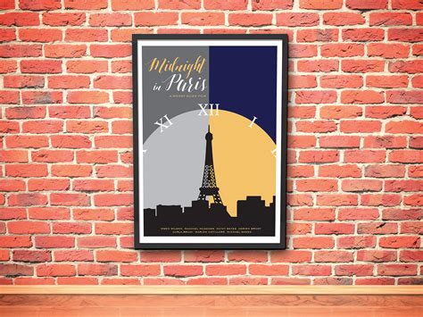 Midnight in Paris Graphic Movie Poster on Behance