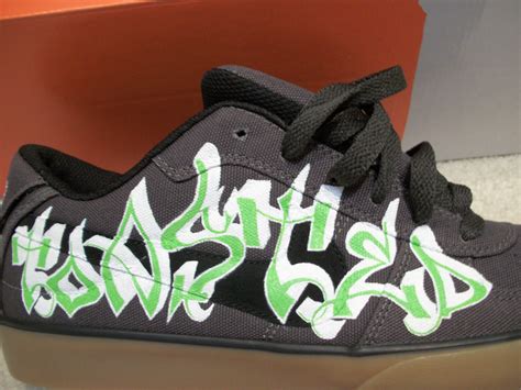 Custom Graffiti Hand Painted Nike 6.0 Shoes Will by ToastedArts