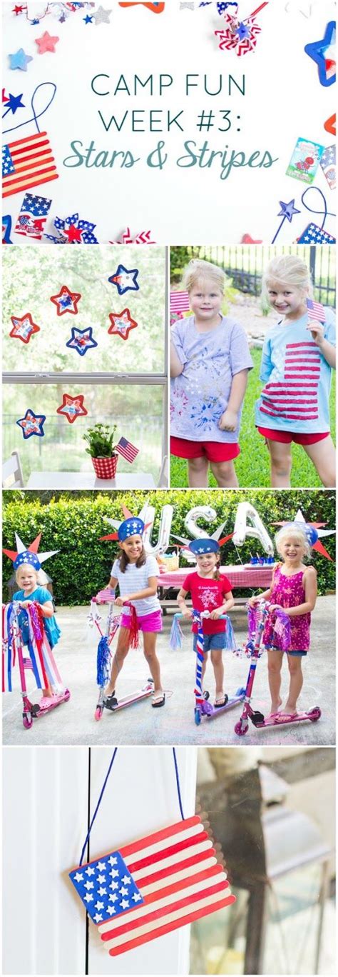 Camp Fun: Stars and Stripes Week | Summer camp activities, Summer camp ...