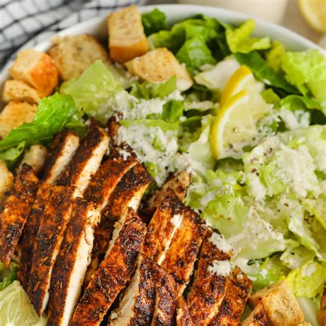 Chicken Caesar Salad (easy to make) - Spend With Pennies