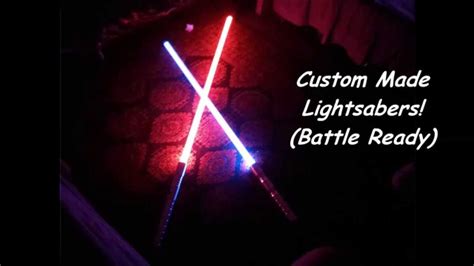 Custom made lightsabers that are battle ready! - YouTube