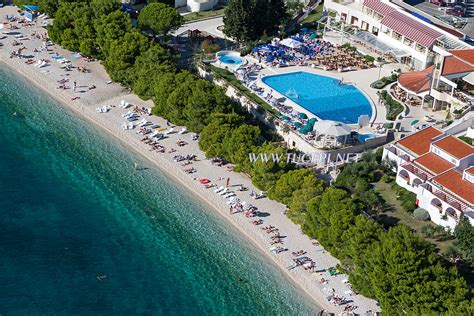 Tučepi beaches aerial