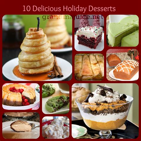 10 Delicious Holiday Desserts Recipes For Every Table