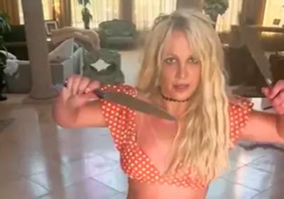 Britney Spears dances with knives in latest Instagram video