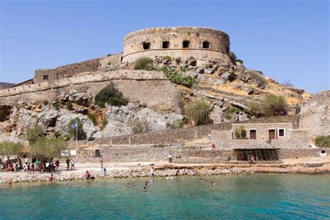 Spinalonga Fortress in Crete Editorial Image - Image of colony, fort: 45832975