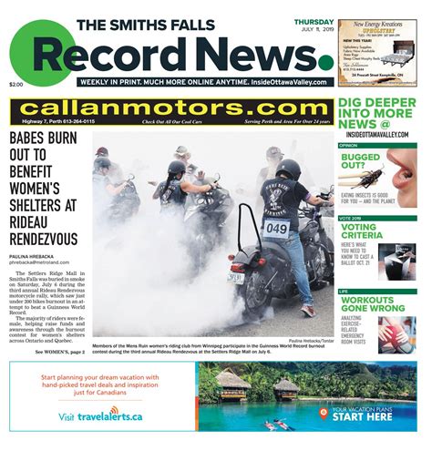 Smiths Falls Record News July 11, 2019 by Metroland East - Smiths Falls ...