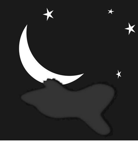 Free Clipart: Night Sky with Moon and Stars | navaneethks