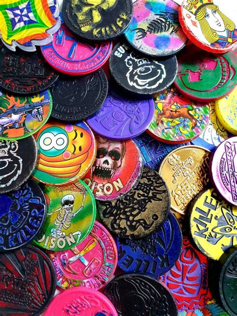 90's original 5x Pog Slammers / Kini bundle Vintage | Etsy