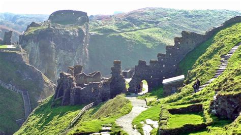 Tintagel Castle in Cornwall - The Land of King Arthur - YouTube