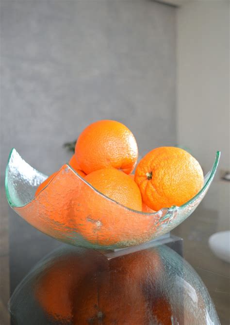 Modern Minimalist Fused Glass Fruit Bowl. Centerpiece Salad - Etsy