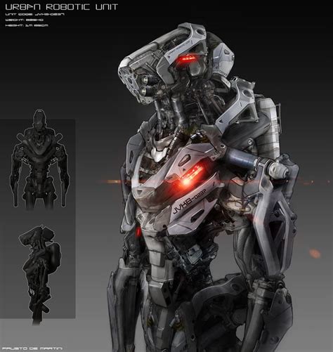 Urban Robotic Unit sci-fi designs created in Zbrush and Photoshop by concept… | machine | Diseño ...