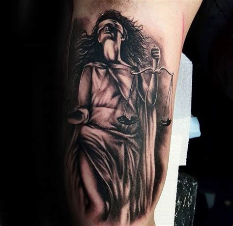 37 Honest Lady Justice Tattoo Designs for Men [2024 Guide] | Justice ...