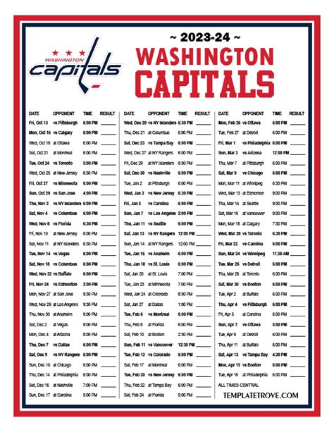 Capitals Printable Schedule 2024 - berni kellen