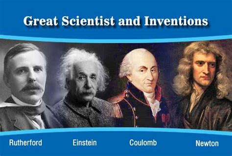 Famous Scientist Names And Their Inventions