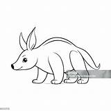 Ilustración De Libro Para Colorear Esquema Niños Un Oso  sketch template