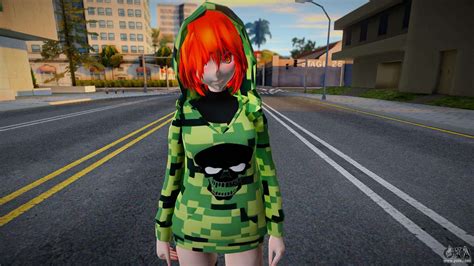 Creeper Girl for GTA San Andreas