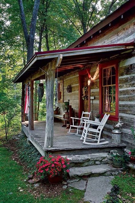 Pin by Rae Wayne on Porches | Rustic porch, Rustic cabin, Rustic house