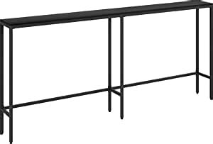 SONGXIN 70.9" Console Table,Modern Extra Narrow Long Sofa Table Behind ...