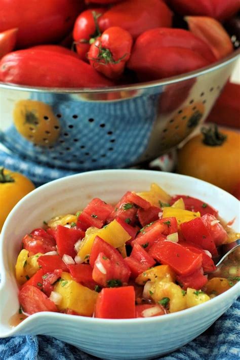 Red & Yellow Tomato Salad