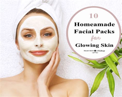 10 Best Homemade Face Masks For Glowing Skin & Clear Skin - Heart Bows ...