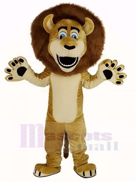 Alex The Lion Mascot Costume Animal