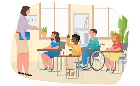 Inclusion Classroom Clipart