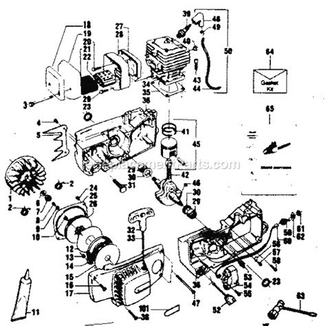 Craftsman 18" Gas Chainsaw | 358356081 | eReplacementParts.com