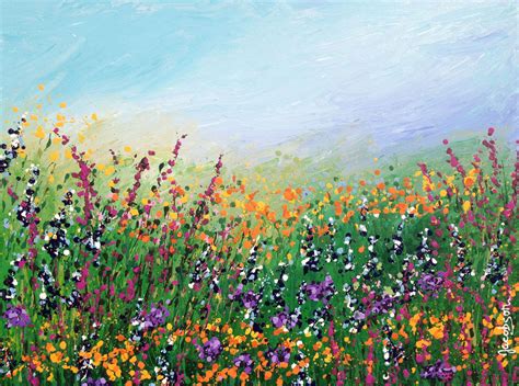 Wildflower Painting at PaintingValley.com | Explore collection of Wildflower Painting