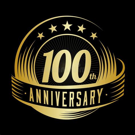 100 Years Anniversary Design Template. 100th Anniversary Celebrating Logo Design. 100years Logo ...