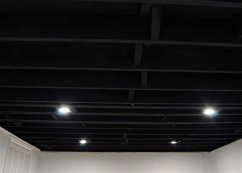 Painting Basement Ceiling Rafters Black - Openbasement