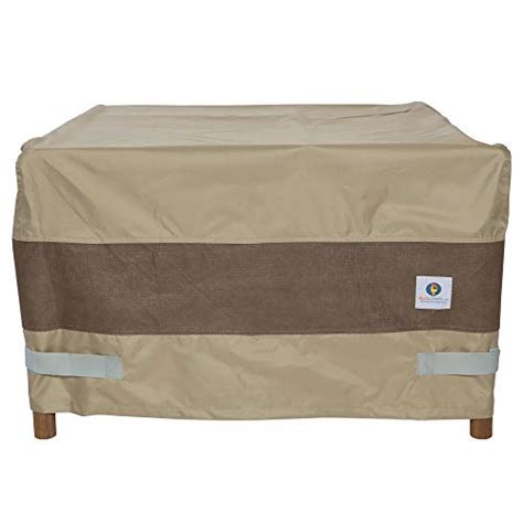 Duck Covers Elegant Rectangular Fire Pit Cover, 56" L x 38" W x 24" H - PatiosMe | PatiosMe