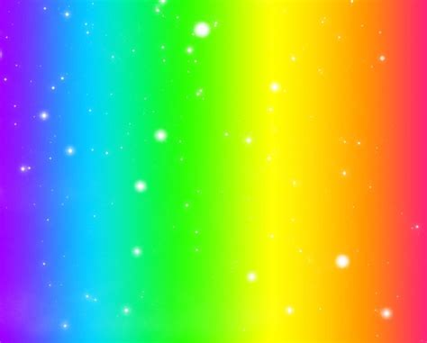 an abstract rainbow background with white stars