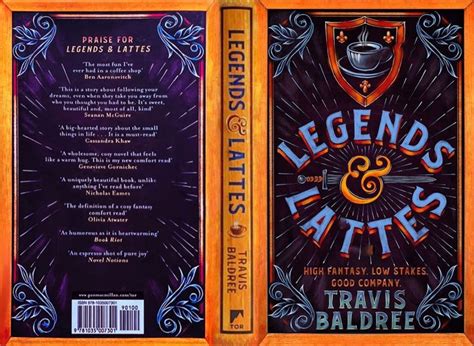 the front and back cover of legend's eaters by travis baldree