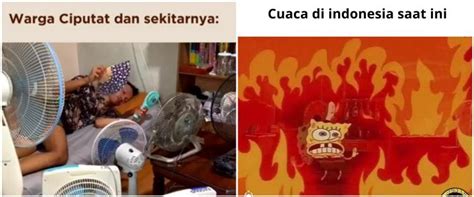 11 Potret kocak meme gambarkan cuaca panas ini relate banget, kalian setuju nggak?