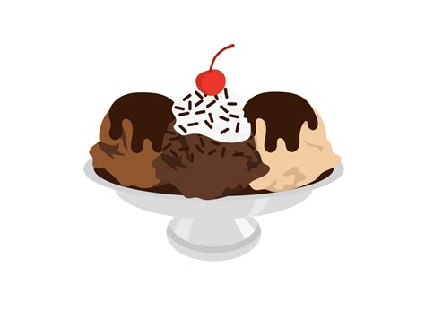 Ice Cream Sundae Illustration Graphic by Mine Eyes Design · Creative ...