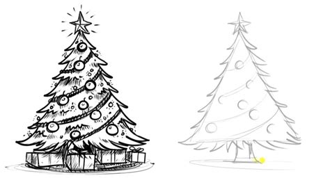 15 DIY Christmas Tree Drawings To Do With The Kids | Christmas tree ...