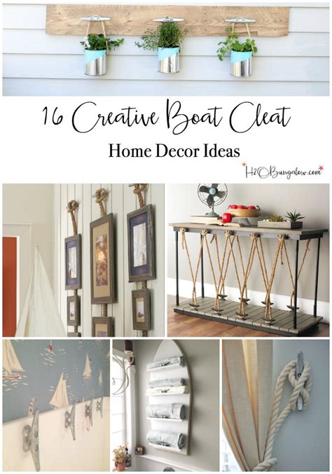 16 Super Creative Boat Cleat Decorating Ideas - H20Bungalow