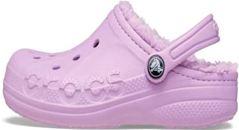 Amazon | クロックス（crocs） ジュニアサンダル バヤ ラインド クロッグ トドラー パープル 207501-5Q5-2022 ...