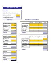 Sigma Level Calculator.xls - SIGMA LEVEL CALCULATOR Instructions: 1) Select Calculator Based on ...