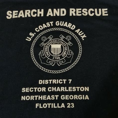 US Coast Guard Aux Search and Rescue District 7 T Shi… - Gem